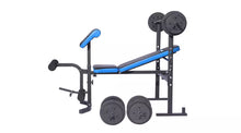 Pro Fitness Folding Workout Bench with 50kg Weight Package