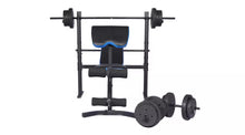 Pro Fitness Folding Workout Bench with 50kg Weight Package