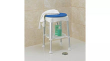 Round Shower Stool - Rotating Seat