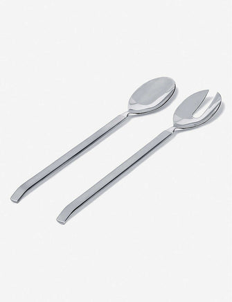 Dry stainless steel salad set