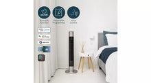 Princess Smart Black/Silver WIFI Connected Tower Fan
