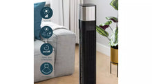 Princess Smart Black/Silver WIFI Connected Tower Fan