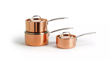 Home 3 Piece Copper Triply Pan Set