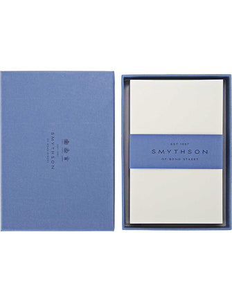 White Laid Kings correspondence cards