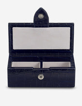 Mara mini leather cufflink box