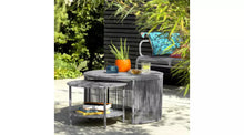Habitat Ipanema Metal Garden Coffee Table - Grey