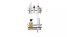 Home 2 Tier Over Door Shower Caddy - Chrome