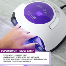BELLANAILS Professional LED Gel Nail Lamp for Home or Salon Use, Gel Nail Polish Dryer, 3X Faster Than Traditional UV Nail Lamp Nail Dryer Curing Lamps, 4 Time Presets, 120 W (White)