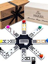 Jaques of London Mexican Train Dominoes Game | Dominoes Set For Children & Adults | Family Dominoes Games | Since 1795