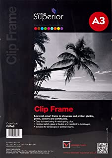 Sseco Clip A3 Clipframe, Clear