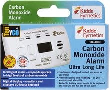 Kidde 10LLDCO Ten Year Life Carbon Monoxide Alarm Digital Display with Sealed Longlife Battery