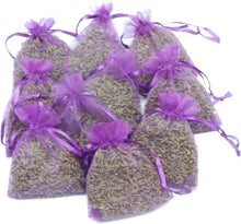 Fragrant Lavender Filled Bags (7x9cm) Insect and Moth Repellent For Clothes, Drawers, Wardrobes, Shoes, Travel, Sleep, Exams and Cars (10)