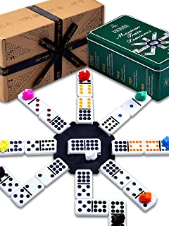 Jaques of London Mexican Train Dominoes Game | Dominoes Set for Children & Adults | Family Dominoes Games in a Tin Box | Since 1795…