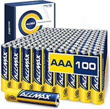 Allmax AAA Maximum Power Alkaline Triple A Batteries (100 Count) – Ultra Long-Lasting, 10-Year Shelf Life, Leakproof Design, 1.5V