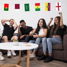 International Flag Bunting - 32 Countries World Cup Flags Banner World Cup Bunting - Decorations Olympic Flag Football Bunting - Football Party Decorations