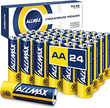 Allmax AA Maximum Power Alkaline Double A Batteries (24 Count)