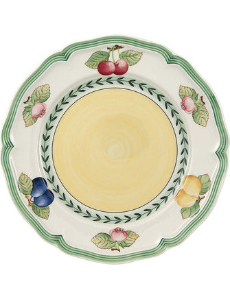French Garden painted porcelain plate 21cm