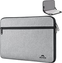 MATEIN Laptop Case 14 Inch, Slim Laptop Sleeve Water Resistant Computer Cover Bag, Lightweight Laptop Bag Lightweight Laptops Carrying Case PC Protective Cover with Accessory Storage Pocket, Grey