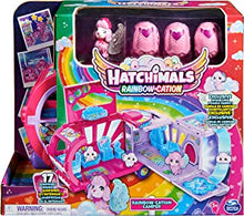 Hatchimals CollEGGtibles, Transforming Rainbow-cation Camper Toy Car with 6 Exclusive Characters, 10 Accessories, Kids’ Toys for Girls Ages 5 and Up