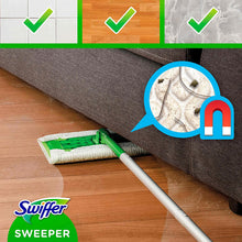 Swiffer - Starter Kit for Cleaning Floors with 1 mop, 8 Refills for Dry and 3 Wet Wipes - 1 Piece