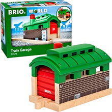 BRIO World Train Garage for Kids Age 3 Years Up - Compatible With All BRIO Railway Sets and Accessories