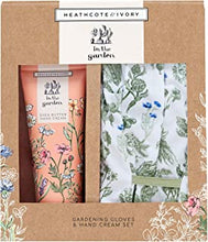 Heathcote & Ivory In The Garden Gardening Gloves Set and Shea Butter Hand Cream Gift Set, 0.227 kg