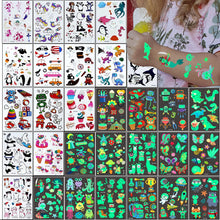 Temporary Tattoos for Kids 400 Styles Glow in the Dark Kids Tattoos for Girls and Boys,Tattoos for Kids Party Bags,Waterproof Luminous Tattoos Stickers for Children, Party Favours Kids,Birthday Gifts