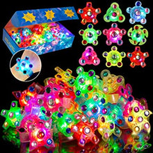 SCIONE 24 Pack LED Light Up Bracelets Kids Party Favours Glow in The Dark Party Supplies Return Gifts for Kids Christmas Birthday Halloween Party Favours