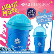 Chill Factor 08007 ChillFactor Blueberry Bonanza-Reusable, Homemade Squeeze Cup slushy Maker Kitchen Toys