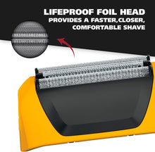 Wahl Lifeproof Shaver Foil and Cutter Replacement, Smooth Shaver Head, Electric Shaver Replacement Heads, Spare Lifeproof Shaver Parts, Cutter Bars, Three Cut System, Waterproof