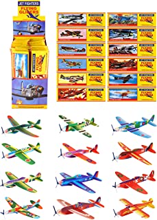 Henbrandt Pack Of 12 Classic World War II Flying Plane Gliders – Polystyrene Pinata Toy Loot Party Bag Fillers Wedding