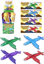 HENBRANDT Pack of 8 Dinosaur Gliders – Kids Polystyrene Flying Gliders Pinata Toy Loot Party Bag Fillers Wedding for Girls and Boys