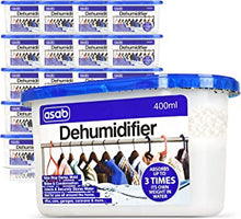 ASAB 18 x Interior Dehumidifier for Home and Office. Damp Trap | Humidity Mould Moisture Trap, Damp Absorber, Mildew Remover | Prevents Condensation Bad Odours | Condensation Remover Moisture Absorber