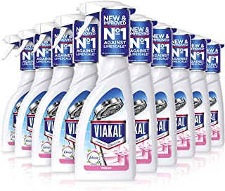 Viakal Limescale Remover Spray, Fresh, 5 Litre (500 ml x 10)