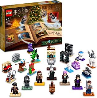 LEGO 76404 Harry Potter Advent Calendar 2022, Magical Christmas Countdown Gift, Wizarding World Toy for Kids & Fans with Board Game and 7 Minifigures