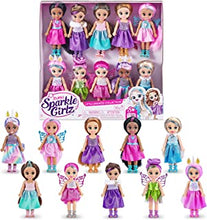 Sparkle Girlz Fantasy Little Friends Set of 10 Dolls by ZURU