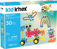 Kid K'Nex 85422A 30 Model Build A Bunch Set, Kids Construction Toys, Animal, Character and Vehicle Toy Models for Creative Play, Building Toys Suitable for Children Aged 3 +