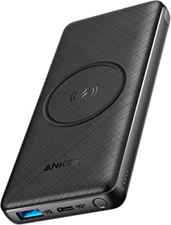 Anker PowerCore III Wireless Power Bank, 10000 mAh, 10K Wireless External Battery, Qi-Certified, 18 W USB-C Quick Charge for iPhone X / 11/11 Pro/iPad/AirPods and More