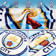 Manchester City FC Fleece Blanket, Man City Gifts for Men