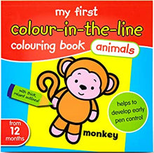 My First Colouring Book Animals - Baby First Colour in The Line Book - from 12 Months…