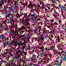 Natural Biodegradable Rose Petal Flower Confetti - 1 Litre - Vibrant Blue Cornflower, Red and Pink Rose, Fragrant Lavender - 10 Handfuls - Wedding - Visit Our Store For Full Range & 2/5/10 Litres 01