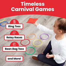 PREXTEX PREMIUM GARDEN GAMES SET  Kids Bean Bag Toss Game Set - Classic Carnival Throwing Games for Sports Day Kit, Party Bags, and Obstacle Course Kids Fun!
