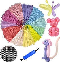 Modelling Balloons Kit with Pump, 260 long Balloons Animal Making Kit for Birthday Wedding Festival Party Multicolor 100 Pcs