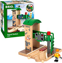 BRIO World World Train Signal Station for Kids Age 3 Years Up - Compatible with all BRIO Railway Sets & Accessories