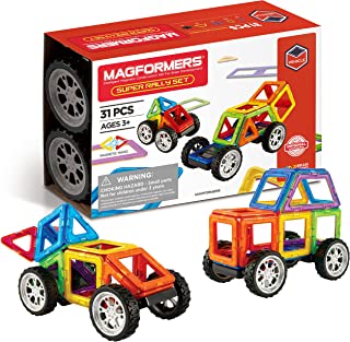 Magformers Super Rally 31-Piece Magnetic Construction Set