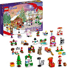 LEGO 41706 Friends Advent Calendar 2022 Set, 24 Children's Christmas Toys with Santa Claus, Snowman and Reindeer Figures, Festive Gift for Kids