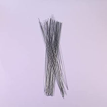 Galvanised Steel Silver Florist Wire Flexible for Modelling 30cm Long 75g Pack of 50 by BCreative ®