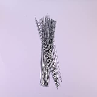 Galvanised Steel Silver Florist Wire Flexible for Modelling 30cm Long 75g Pack of 50 by BCreative ®