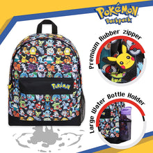 Pokemon Backpack Kids School Bag Boys Girls Teens Pikachu Pokeball