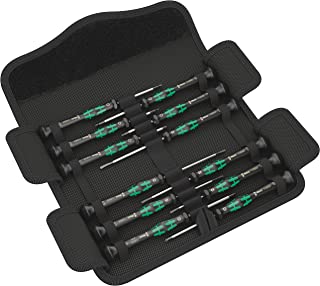 Wera 73675 Kraftform Micro Precision Screwdriver Set, 12 Pieces